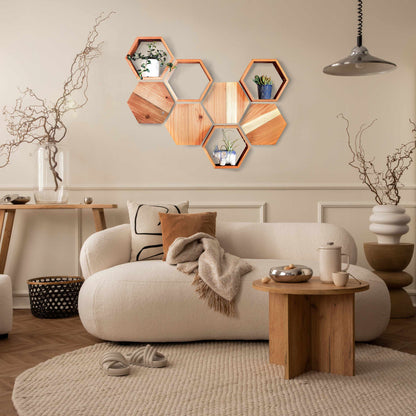 Hexagon Shelf Kit - WeekendWalls