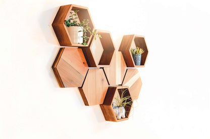 Hexagon Shelf Kit - WeekendWalls