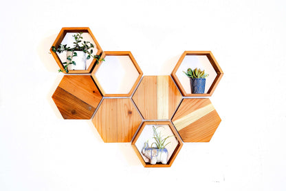 Hexagon Shelf Kit - WeekendWalls