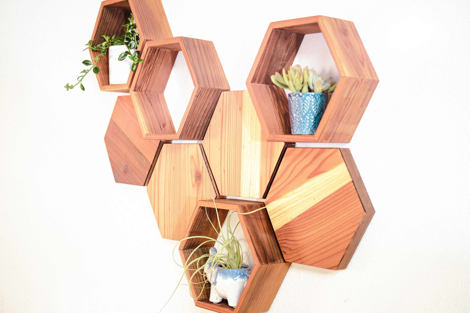 Hexagon Shelf Kit - WeekendWalls