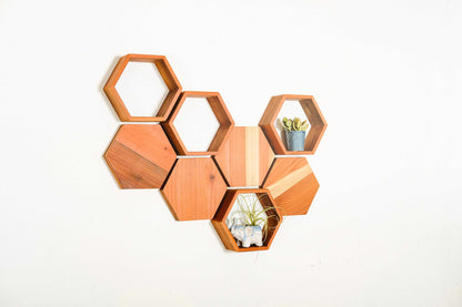 Hexagon Shelf Kit - WeekendWalls